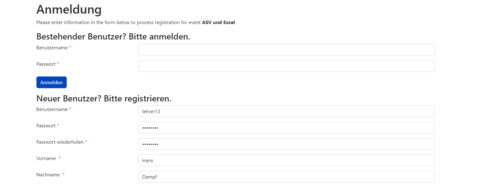 Registrieren